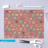 Papier Mousseline HOGWARTS™ Maisons Motif de biscuits de vacances (Artisanat)