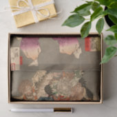 Papier Mousseline Hōjō Takatoki, Seigneur de Sagami, mettant en gard (Cadeau)