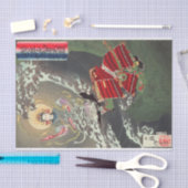 Papier Mousseline Hōjō Tokimasa de Tōtōmi priant à Benzaiten (Artisanat)