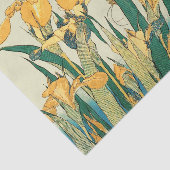 Papier Mousseline Hokusai grasshopper et iris Japon (Détail)