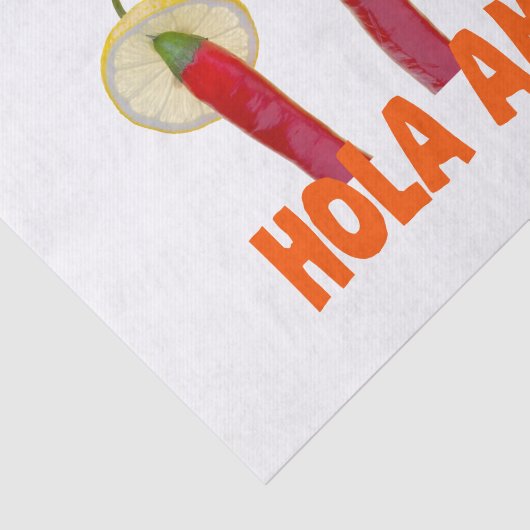 Papier Mousseline Hola amigo (Détail)