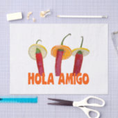 Papier Mousseline Hola amigo (Artisanat)