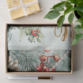 Papier Mousseline Holiday Branches Tree Tissue Paper (Cadeau)