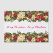 Papier Mousseline Holiday Ornamental Garland (Recto)