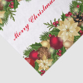 Papier Mousseline Holiday Ornamental Garland (Détail)