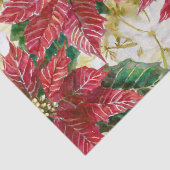 Papier Mousseline Holiday Poinsettia (Détail)