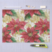 Papier Mousseline Holiday Poinsettia (Artisanat)