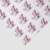 Papier Mousseline Holiday Snowman Tissue Paper (Détail)