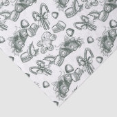 Papier Mousseline Holiday Sweets- Pine (Sheer) (Détail)