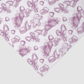 Papier Mousseline Holiday Sweets- Sugar Plum (Sheer) (Détail)