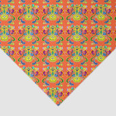 Papier Mousseline holiES - abstraite vache sainte heureuse + vos idé (Détail)