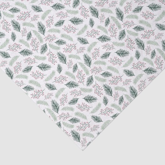 Papier Mousseline Holly et Pine | Motif (Détail)
