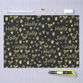 Papier Mousseline Holly Jolly Noël (Artisanat)