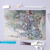 Papier Mousseline Hollyhocks Kitty et Potting Banc Papier (Artisanat)