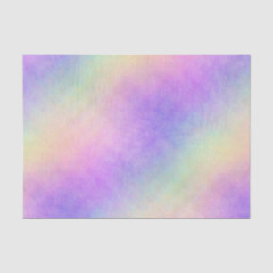 Papier Mousseline holo arc-en-ciel doux ombre :