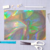Papier Mousseline Holographie en or liquide | Papier à papier à papi (Artisanat)