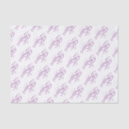 Papier Mousseline Homard pourpre (Recto)