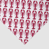 Papier Mousseline Homard rouge nautique (Détail)