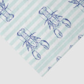 Papier Mousseline Homards bleus (Détail)