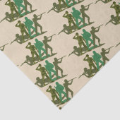 Papier Mousseline Hommes d'action de l'Armée verte (Détail)