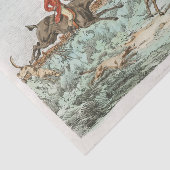 Papier Mousseline Hommes se défoulant pendant une chasse sportive (Détail)