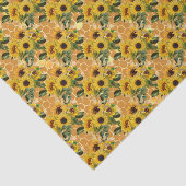 Papier Mousseline Honeypeb Bee Sunflower motif (Détail)