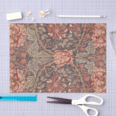 Papier Mousseline Honeysuckle, modèle floral de William Morris (Artisanat)