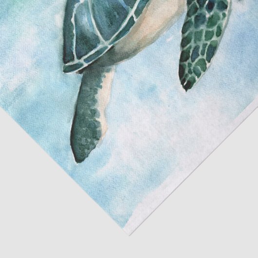 Papier Mousseline Honu (Détail)