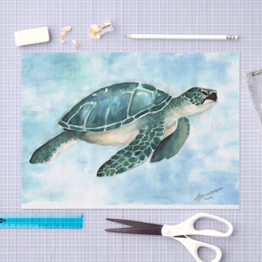 Papier Mousseline Honu (Artisanat)