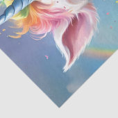 Papier Mousseline "Hooves magiques : le cochon de licorne arc-en-cie (Détail)