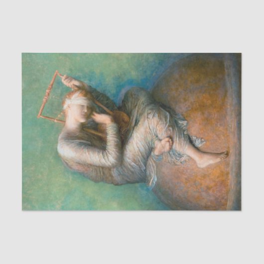 Papier Mousseline Hope, 1886 par George Frederic Watts (Recto)