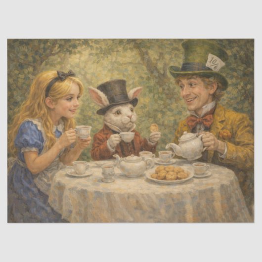 Papier Mousseline Hora del té (Recto)