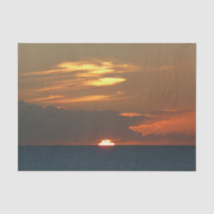 Papier Mousseline Horizon Coucher de soleil Colorful Seascape Photog