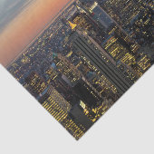 Papier Mousseline Horizon d'aube de New York (Détail)