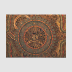Papier Mousseline Horloge à vapeur