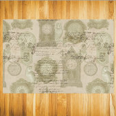 Papier Mousseline Horloge découpage gothique vintage chouette