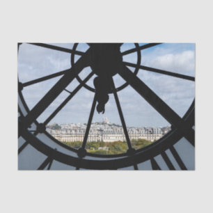 Papier Mousseline Horloge géante en verre au Musée d'Orsay - Paris