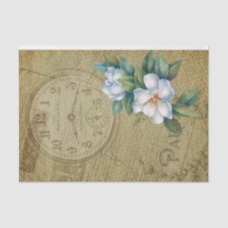 Papier Mousseline Horloge vintage