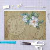 Papier Mousseline Horloge vintage (Artisanat)