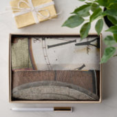 Papier Mousseline Horloges engrenages 33 Découpage Papier de tissus (Cadeau)