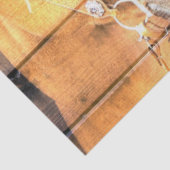 Papier Mousseline Horse Cowboy Bottes Rustic Barne (Détail)