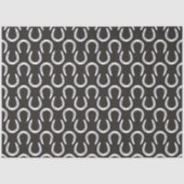 Papier Mousseline Horseshoes Black Equestrian Cowboy Horse Barn (Recto)