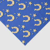 Papier Mousseline Horseshoes et étoiles d'or (Détail)