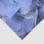Papier Mousseline Hortensia assez bleu (Détail)