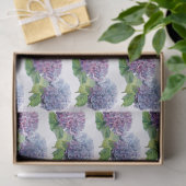 Papier Mousseline Hortensias bleus (Cadeau)