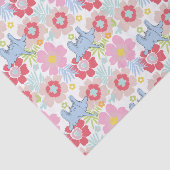 Papier Mousseline Horton Entend Un Qui | Motif à fleurs Pastel (Détail)