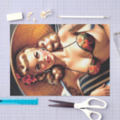 Papier Mousseline Hot Beach Pin-up (Artisanat)