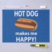 Papier Mousseline Hot Dog Me Rend Heureux Hot Dog (Artisanat)