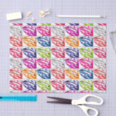 Papier Mousseline Hot Lips Pop Art (Artisanat)