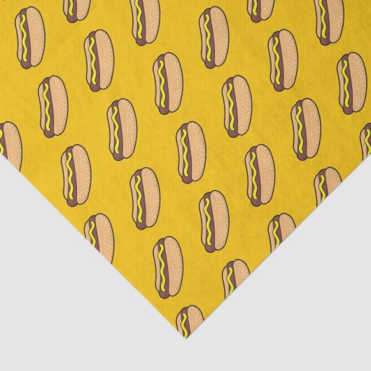 Papier Mousseline Hotdog (Détail)